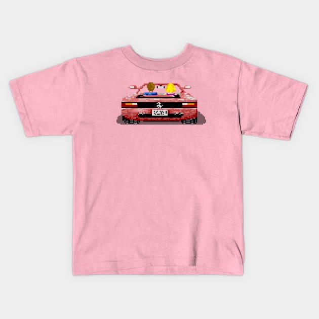 Outrun Ferrari Kids T-Shirt by GraphicGibbon